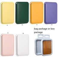 Accessoires de base d'étui de téléphone portable de luxe de mode personnalisée pour support magnétique portefeuille porte-cartes de téléphone en cuir pour l'arrière du téléphone