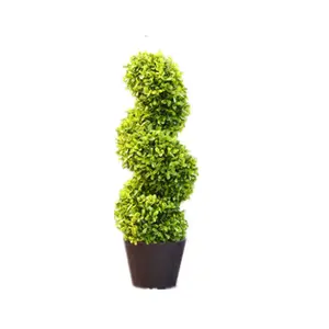 ประดิษฐ์ boxwood hedge กลางแจ้ง topiary หญ้า boxwood ball สำหรับตกแต่งสวนหน้าแรก