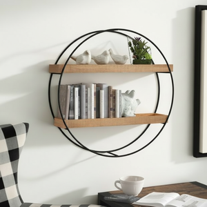 Étagère en bois support tenture murale étagères décoration murale article étagère murale faite à la main réduit votre espace à la maison recueillir votre petit - Product Image 1