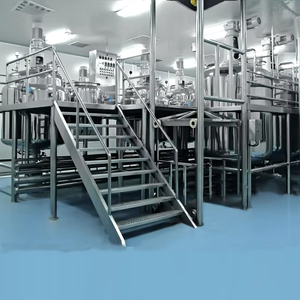 2025 SUS304/sus316 dầu gội đầu, mỹ phẩm các loại kem & chất tẩy rửa lỏng dây chuyền sản xuất-trộn & sưởi ấm máy để làm - Product Image 2