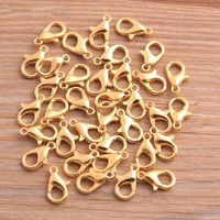 Petit fermoir à pince de homard en alliage métallique pour collier, bracelet, bijoux, accessoires de fabrication, crochet de fixation