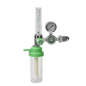 YR-88 Wholesale Oxygen Equipment Medical Device First Aid Oxygen Regulator With Flow Meter And Humidifier For Oxygen Cylinder