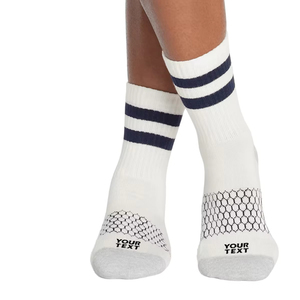 Custom High Elastic Rib Striped Breathable Unisex Sport <b>Sock</b> Good Quality Custom Knit Quarter Sport <b>Sock</b> Wholesale - Product Image 1