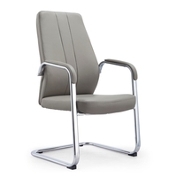 Chaise de bureau de direction ergonomique moderne en cuir pour la maison et l'usage commercial