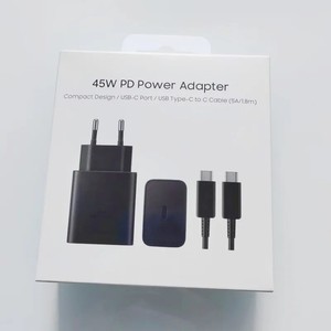 Adaptador de corriente tipo <span class=keywords><strong>C</strong></span> de 45W a USB <span class=keywords><strong>C</strong></span> Super Fast Charger PD para Samsung Galaxy S21 S22 Ultra NOTE 20 - Product Image 3