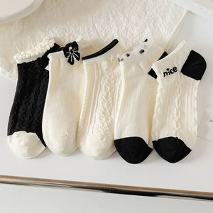 <span class=keywords><strong>Calcetines</strong></span> Cortos <span class=keywords><strong>de</strong></span> Mujer con Diseño <span class=keywords><strong>de</strong></span> Joker, Estilo Caricatura, Tejidos, Finos, Tipo Calcetín <span class=keywords><strong>de</strong></span> Barco, para Uso Durante Todo el Año, Venta al Por Mayor para Primavera/Verano - Product Image 4