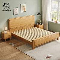Lit de rangement en bois pleine grandeur, nouveau design, mobilier de chambre à coucher, prix usine, personnalisable, grand stock, expédition immédiate