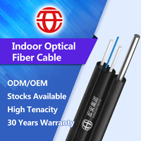 Rollo de Cable de fibra óptica 1 2 4 Core G657a1 A2 Ftth, precio por metro