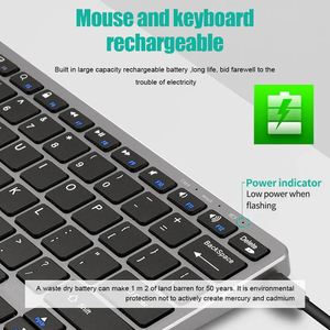 Wireless Keyboard <b>Mini</b> Multimedia For Laptop PC <b>TV</b> Macbook Android keyboard - Product Image 6