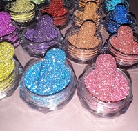 Nouveau Non-Micro Plastique Diamant Poudre Fluorescence Réfléchissant Broyé Diamant Pigment Glitter Super Fine Acrylique Ongles Poudre
