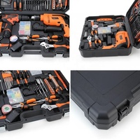 Bonne qualité en acier au carbone Orange haut de gamme boîte en plastique outil de réparation domestique 70 pièces ensemble de réparation d'outils à main