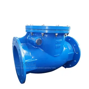 Fabriqué en usine 12 pouces dn300 dn450 clapet anti-retour pivotant en fonte ductile pour l'eau