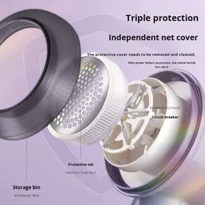 Mini <span class=keywords><strong>appareil</strong></span> portable rechargeable par USB <span class=keywords><strong>pour</strong></span> la coupe du poils et le brossage <span class=keywords><strong>des</strong></span> vêtements - Product Image 4