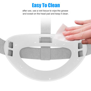 AMVR Tête Rembourrage Dorsal <span class=keywords><strong>sangle</strong></span>, Gravité D'équilibrage de Pression halo <span class=keywords><strong>Sangle</strong></span> Confortable Doux TPU Coussin <span class=keywords><strong>pour</strong></span> <span class=keywords><strong>Oculus</strong></span> <span class=keywords><strong>Quest</strong></span> <span class=keywords><strong>2</strong></span> Casque Gris - Product Image 4