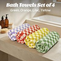 Serviettes de bain en coton douces, séchage rapide, pour salle de bain, plage, spa, légères, super absorbantes, séchage rapide, serviettes douces pour usage quotidien à l'hôtel