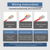 Conectores de Cable Compactos de Conexión Rápida con Palanca, Terminales de 2 Circuitos en Línea SPL-2, Alta Resistencia Mecánica, para Automoción, 32A, para Cables de 28-12 AWG