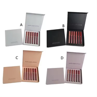 Cosmétiques Maquillage 6 Pcs Mat Liquide Rouge À Lèvres Kit Private Label Waterproof Lip Kit