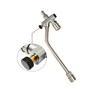 Lanza de Doble Conector de 1/4" de Acero Inoxidable con Conexión Rápida para Lavadora a Presión, 5 Boquillas, Cañón de Espuma para Limpieza de Autos - Product Image 5