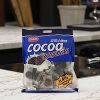 Sachet de biscuits pour snack savoureux, biscuits au chocolat et au cacao