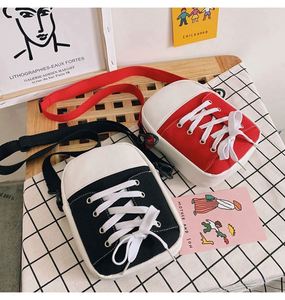 Sac bandoulière sport vintage en toile tendance avec fermeture éclair pour homme et femme, sac messager unisexe jeune et stylé à motif uni - Product Image 5