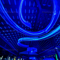 Lustres d'intérieur en acrylique à LED et lampes suspendues à hauteur réglable pour comptoir de bar et éclairage domestique