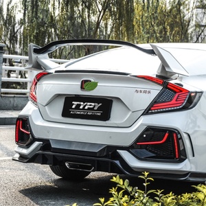 ไฟท้าย LED สำหรับกันชนหลัง ไฟเบรก ไฟเลี้ยว ไฟเดย์ไลท์ DRL สำหรับรถยนต์ฮอนด้า ซีวิค ไทป์เออร์ แฮทช์แบ็ค ปี 2016-2020 - Product Image 3