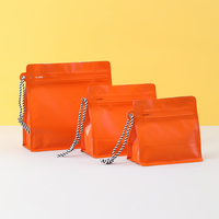 Sachet d'emballage pour grains de café, sachet d'emballage pour café moulu avec valve de décompression unidirectionnelle, sachet d'emballage alimentaire en aluminium avec une valve de décompression
