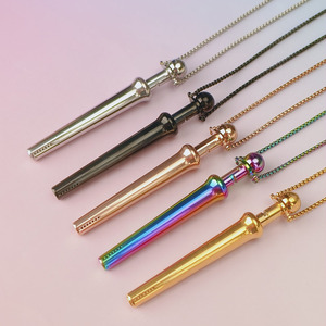 قلادة لتخفيف التوتر والقلق بطول 87.8 ملم من الفولاذ المقاوم للصدأ، قلادة للتأمل والإقلاع عن التدخين وتخفيف القلق - Product Image 4