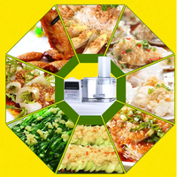 Robot culinaire électrique multifonction 500W 3 vitesses pour usage domestique et commercial, hachoir à ail, hachoir à viande, machine à gingembre, préparateur de repas pour bébé