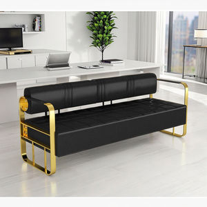 Sillas de Espera de Diseño Moderno, Estilo Simple, Cuero Sintético Suave, Muebles Modernos para el Hogar, Sofá para Sala de Estar - Product Image 1