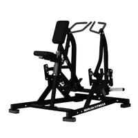 Proveedor Líder de Equipos de Gimnasio Comerciales de Acero con Estructura Resistente, Máquina de Remo Lateral Aislada para Entrenamiento Muscular