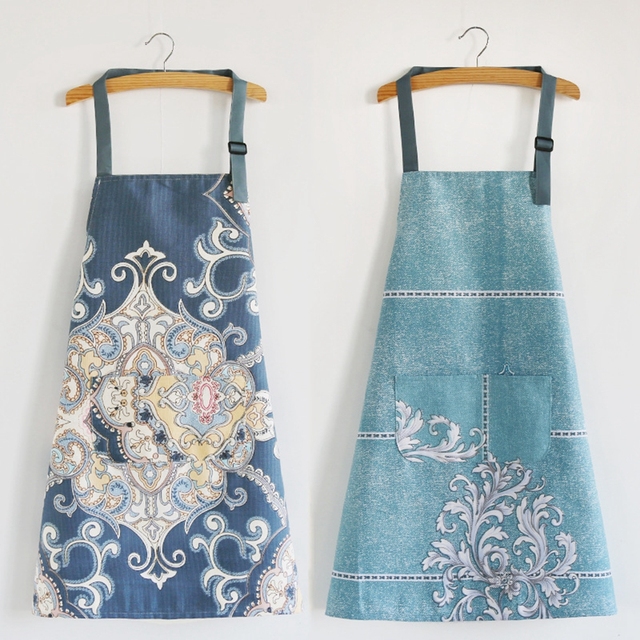 Durable Cotton Kitchen Chef Art Paint Apron for Kids Waterproof PVC EVA Coated Washable for Cleaning