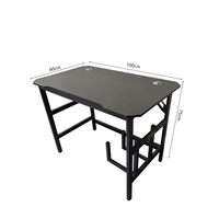 Fabricant professionnel chinois de bureaux pour joueurs, table ergonomique pour PC, table de sport électronique moderne, bureau de jeu pour cybercafé