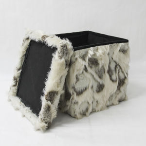 HStex-cojín otomano <span class=keywords><strong>plegable</strong></span> de piel sintética, taburete cambiador de zapatos, 2020 - Product Image 3