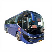 Autocar de luxe d'occasion Kinglong6112, 48 places, transmission manuelle, moteur diesel Euro 2, coffre à bagages super spacieux