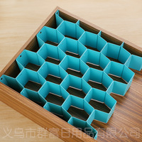 Boîte de rangement en plastique alvéolée personnalisée pour bijoux, 8 compartiments colorés pour le rangement et le nettoyage