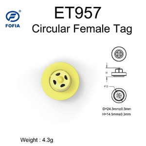 Nouvelle étiquette d'oreille RFID personnalisée couleur, norme ISO FDX-B avec puce de lecture/écriture, matériau TPU pour le suivi du bétail - Product Image 4