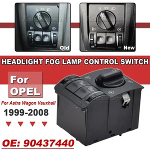 Opel Astra Wagon Vauxhall 1999 2008 xe đèn pha đầu đèn sương mù công tắc điều khiển ánh sáng điều chỉnh núm 5 nút mới-Một phần số - Product Image 3