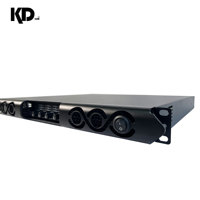 Amplificateur de puissance professionnel 4 canaux 4x1500W classe D 4/8 ohms en métal 1U pour installation fixe en bar, karaoké, club