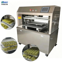 Eenfasige 220V eenvoudig te bedienen volautomatische zaagbladtaartsnijmachine voor het snijden van spons-/sandwichcakes en roltaarten