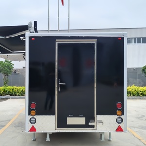 Remorque de cuisine mobile entièrement équipée pour la vente de hot-dogs, glaces et burgers – Kit de cuisine mobile en aluminium pour la restauration rapide - Product Image 1