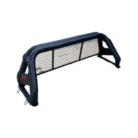 Nouveau pare-chocs sport noir 4x4 pour pick-up avec filet de protection Hilux Ranger Dmax Navara NP300 en acier universel pour camion 4x4