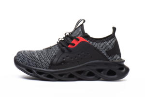 Chaussures athlétiques <span class=keywords><strong>de</strong></span> sécurité pour hommes, pour l'extérieur, quatre raisons, élégantes, anti-crevaison, embout en acier, poids léger - Product Image 2