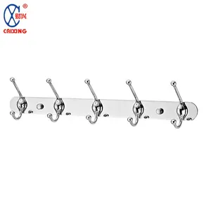 New Made In China Wholesale Modern Design Curved Stainless Steel Bathrobe Towel Hook