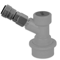 Filetage femelle 7/16 "-20UNF à 5/16" (8mm) Connecteur rapide en plastique Joint enfichable