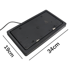 Support de plaque d'immatriculation électrique avec télécommande, norme américaine, pour voiture de présentation, cache-plaque de confidentialité discret - Product Image 3