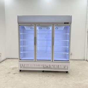 Réfrigérateur à boissons avec éclairage et refroidissement par <span class=keywords><strong>air</strong></span>, idéal pour la présentation de bouteilles de café infusé à froid dans les immeubles de bureaux et les magasins de proximité - Product Image 3