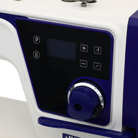 JUKKY Nouveau Modèle Machine à Coudre Industrielle à Entraînement Direct, Pied Prenant, Point Noué, Plateforme Plate, Haute Vitesse, pour Usage Domestique et Salopettes