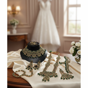 Elegant Bridal Jewelry <b>Set</b> Sparkling Austrian <b>Beads</b> Necklace & Earrings Designer Fine Jewelry Collection - Product Image 3