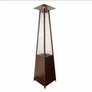 Hot Sale Manufacturer Supplied Portable Mushroom Pyramid Flame Outdoor Quartz Glass Tube Patio Heater For Garden Use